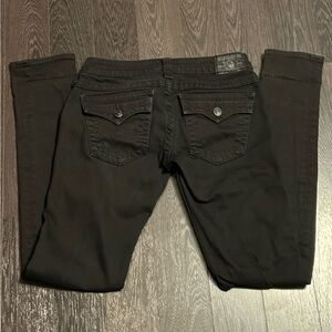 Y2K True Religion Black Jeans